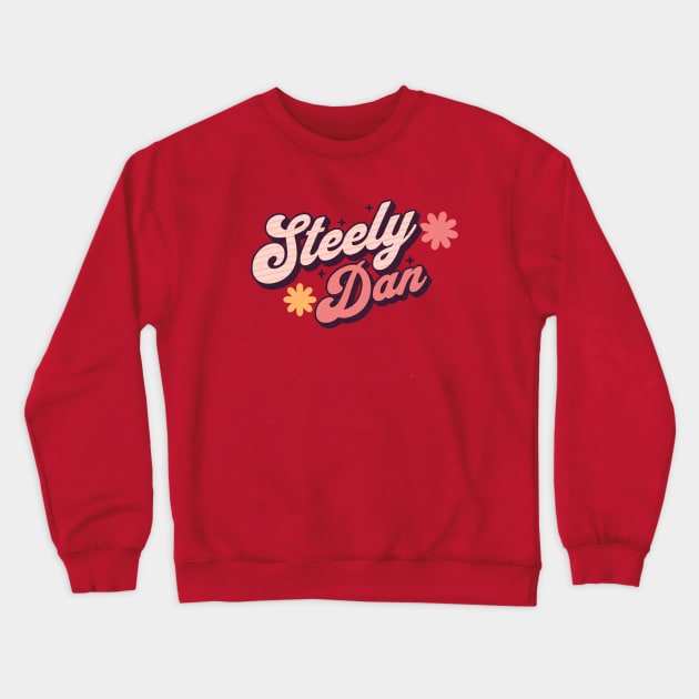 Steely Vintage Crewneck Sweatshirt by Animal Paper Art